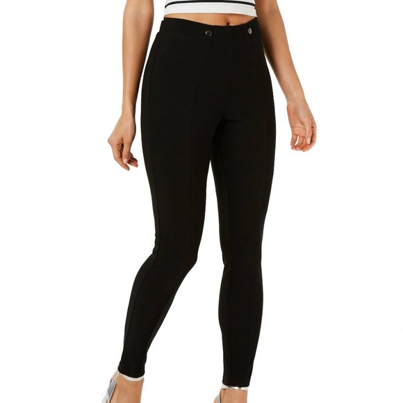 Hue Black textured Knit high waist leggings/free gift with purchase - Picture 2 of 5
